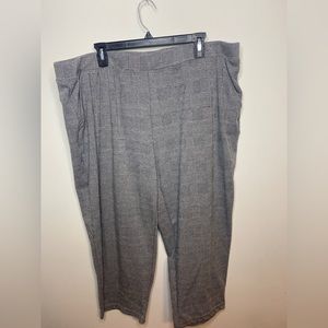 plaid comfy trouser